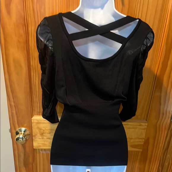 Boston Proper Elegant Black Women's Top - Picture 6 of 8